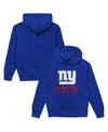 Outerstuff Toddler Royal New York Giants Back To Basics Hoodie In Blue