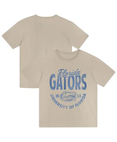Outerstuff Babies' Toddler Tan Florida Gators News Flash T-shirt In Gray