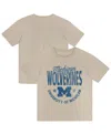 Outerstuff Toddler Tan Michigan Wolverines News Flash T-shirt In Gray