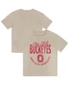 Outerstuff Toddler Tan Ohio State Buckeyes News Flash T-shirt In Gray