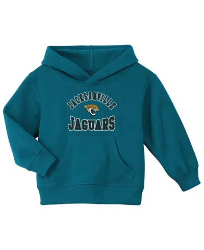 Outerstuff Babies' Toddler Teal Jacksonville Jaguars Home Town Pullover Fleece Hoodie
