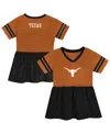 Outerstuff Toddler  Texas Orange/black Texas Longhorns Stadium Lights Fashion Jersey Dress In Multi