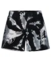 Outerstuff Preschool White, Black Brooklyn Nets Santa Monica Shorts In White,black