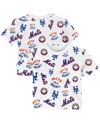 Outerstuff Toddler White New York Mets Run Down T-shirt In Multi