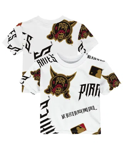 Outerstuff Babies' Toddler White Pittsburgh Pirates 2026 City Connect Game Day T-shirt