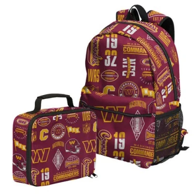Outerstuff Washington Commanders Backpack And Lunchbox Set In Red