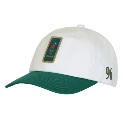 Outerstuff White/green Atlanta 1996 Summer Olympics Dad Adjustable Hat