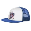Outerstuff White/royal Usmnt Defender Adjustable Trucker Hat In White