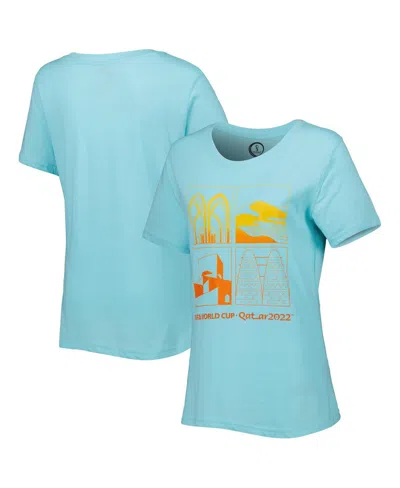 Outerstuff Women's Aqua Fifa World Cup Qatar 2022 Oasis T-shirt