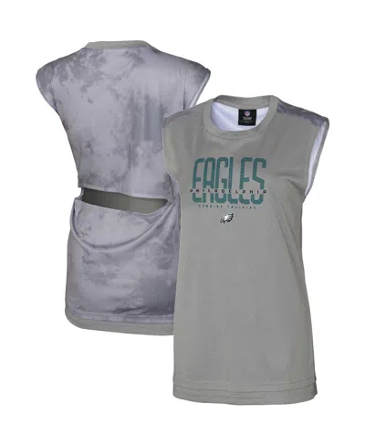 Outerstuff Women's Gray Philadelphia Eagles No Sweat Tank Top