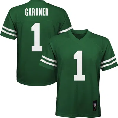 Outerstuff Kids'  Youth Ahmad Sauce Gardner Green New York Jets Replica Player Jersey