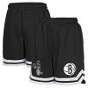 Outerstuff Youth Black Brooklyn Nets Teardrop Fleece Shorts