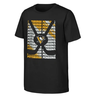 Outerstuff Kids' Youth Black Pittsburgh Penguins Box T-shirt