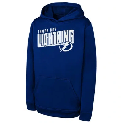 Outerstuff Kids'  Youth  Blue Tampa Bay Lightning Cyber Punk Performance Hoodie