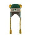 Outerstuff Youth Boys And Girls  Green Green Bay Packers Wordmark Ears Trooper Knit Hat In Green