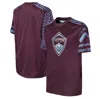 OUTERSTUFF YOUTH BURGUNDY COLORADO RAPIDS WINNING TACKLE T-SHIRT