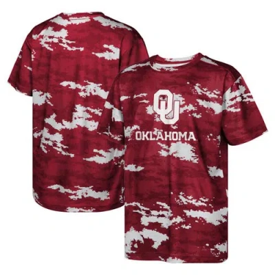 Outerstuff Kids'  Youth Crimson Oklahoma Sooners Scrimmage Sublimated T-shirt In Red