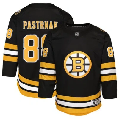 Outerstuff Kids' Toddler David Pastrnak Black Boston Bruins Home Replica Player Jersey