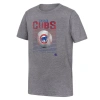 OUTERSTUFF YOUTH FANATICS BRANDED GRAY CHICAGO CUBS RELIEF PITCHER TRI-BLEND T-SHIRT