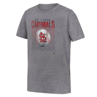 Outerstuff Kids' Youth Fanatics Branded Gray St. Louis Cardinals Relief Pitcher Tri-blend T-shirt