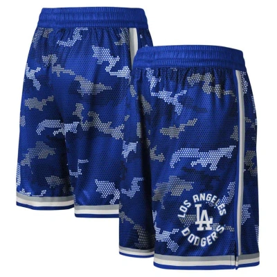Outerstuff Kids' Youth Fanatics Branded Royal Los Angeles Dodgers Tech Runner Shorts