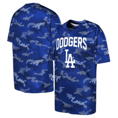 Outerstuff Kids' Youth Fanatics Branded Royal Los Angeles Dodgers Trainer Tech T-shirt