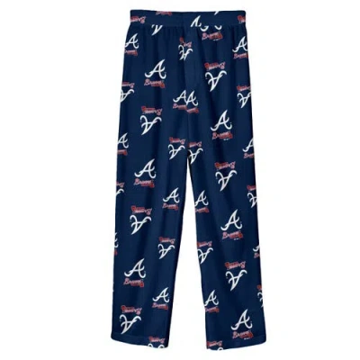 Outerstuff Kids' Big Boys  Navy Atlanta Braves Team Pants