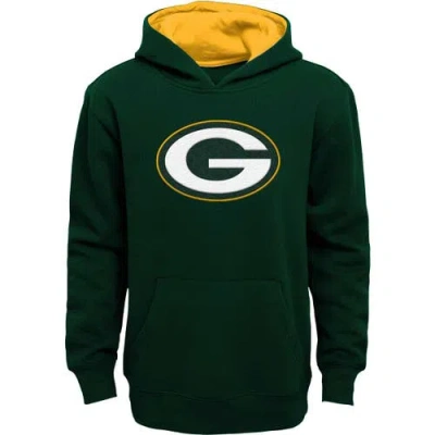 OUTERSTUFF OUTERSTUFF YOUTH GREEN GREEN BAY PACKERS PRIME PULLOVER HOODIE
