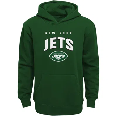 Outerstuff Kids' Youth Green New York Jets Stadium Classic Pullover Hoodie