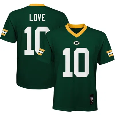 Outerstuff Kids'  Youth Jordan Love Green Green Bay Packers Replica Player Jersey