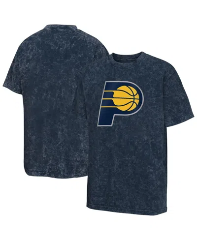 Outerstuff Kids' Youth Navy Indiana Pacers Rugged Defense T-shirt In Blue
