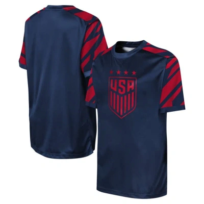 Outerstuff Kids' Youth Navy Uswnt Winning Tackle T-shirt