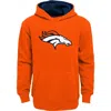 Outerstuff Youth Orange Denver Broncos Prime Pullover Hoodie In Orange