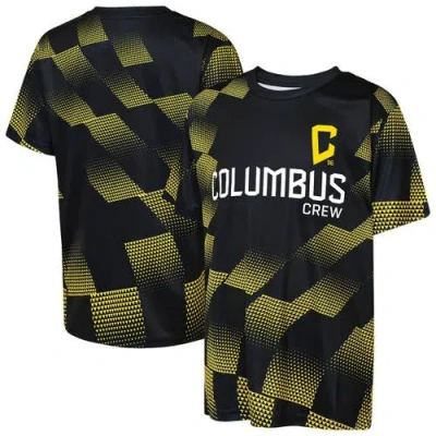 Outerstuff Youth   Black Columbus Crew Sheer Thrill T-shirt In Multi