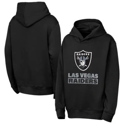 Outerstuff Kids' Youth  Black Las Vegas Raiders Back To Basics Hoodie