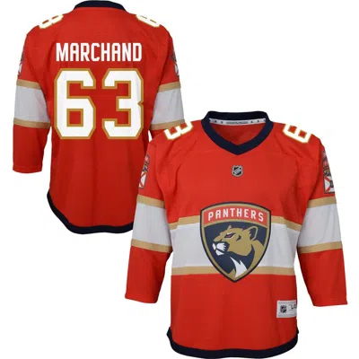 Outerstuff Kids' Youth  Brad Marchand Red Florida Panthers Home Replica Jersey