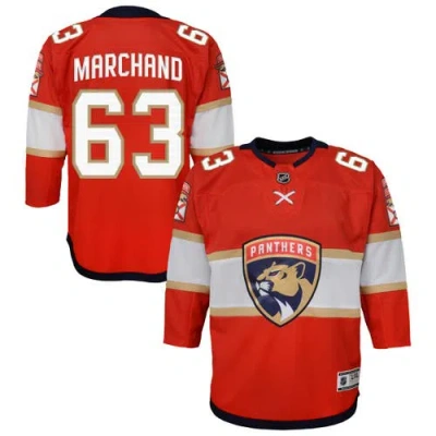 Outerstuff Kids' Youth  Brad Marchand Red Florida Panthers Home Replica Jersey