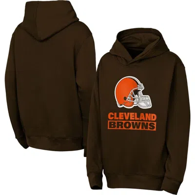Outerstuff Kids' Youth  Brown Cleveland Browns Back To Basics Hoodie
