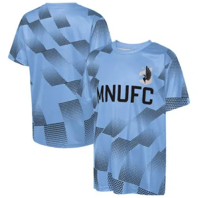 Outerstuff Kids' Youth  Light Blue Minnesota United Fc Sheer Thrill T-shirt