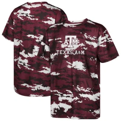 Outerstuff Kids' Youth  Maroon Texas A&m Aggies Scrimmage Sublimated T-shirt In Burgundy