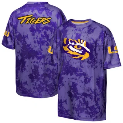 Outerstuff Kids' Youth  Purple Lsu Tigers Off-side Sublimated T-shirt