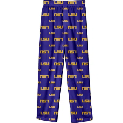 Outerstuff Kids' Youth  Purple Lsu Tigers Team Pants