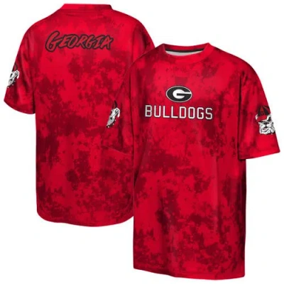 Outerstuff Kids' Youth  Red Georgia Bulldogs Off-side Sublimated T-shirt