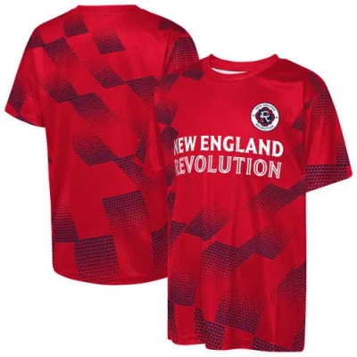 Outerstuff Youth  Red New England Revolution Sheer Thrill T-shirt