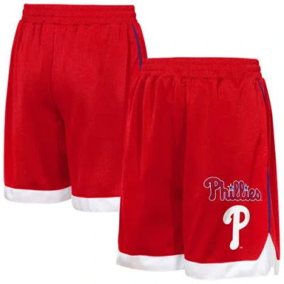Outerstuff Kids' Youth  Red Philadelphia Phillies Big League All Star Fashion Shorts