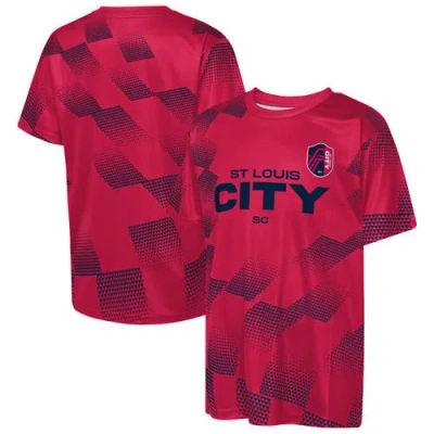Outerstuff Youth   Red St. Louis City Sc Sheer Thrill T-shirt