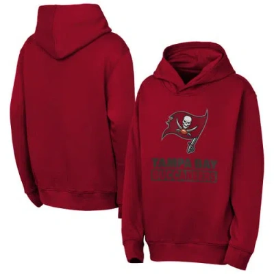 Outerstuff Kids' Youth  Red Tampa Bay Buccaneers Back To Basics Hoodie In Brown
