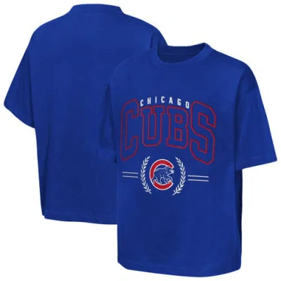 Outerstuff Kids' Youth   Royal Chicago Cubs Premium World Class T-shirt In Blue