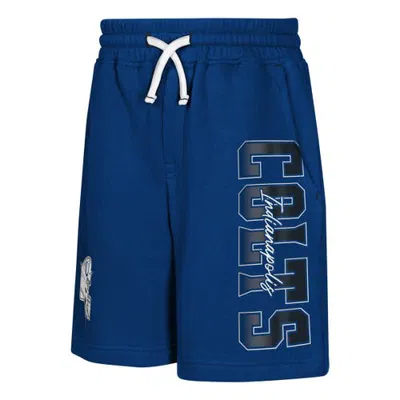 Outerstuff Kids' Youth  Royal Indianapolis Colts Audible Fleece Shorts