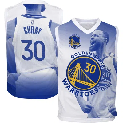 Outerstuff Kids' Youth  Stephen Curry Royal Golden State Warriors Hometown Fashion Jersey In Blue